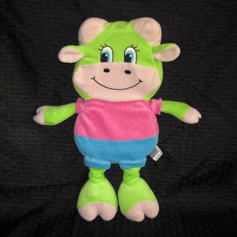 SUGAR LOAF GREEN COW PLUSH TOY